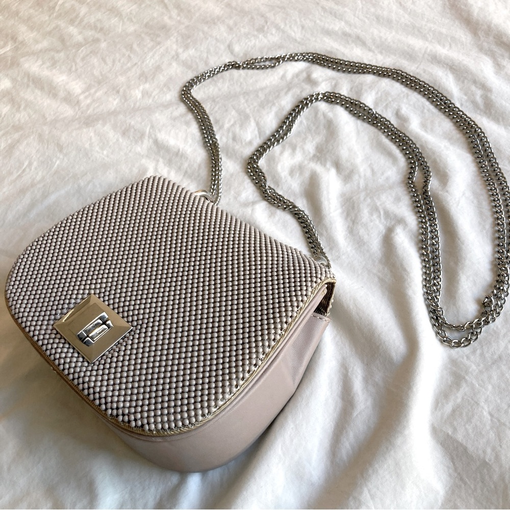 Whiting & Davis mini saddle bag